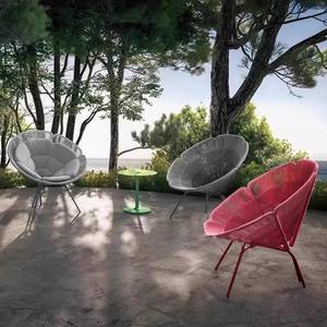 Moderno jardín tejido cuerda sofá Patio seccional Metal flor forma ocio silla sala de estar interior patio balcón <span class=keywords><strong>terraza</strong></span> - Product Image 3