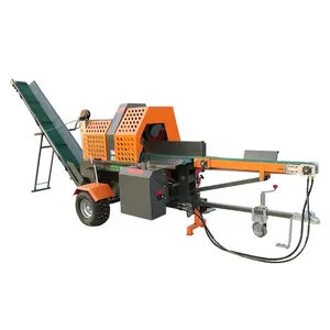 13hp Diesel engine hydraulic firewood processor 50 firewood processor for sale in china