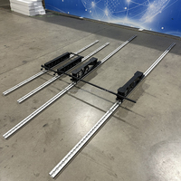 Pièces de voiture modifiées personnalisées LXRV, rail coulissant en métal robuste et léger, base de siège universelle à largeur réglable, connexion rapide et dégagement