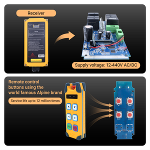 APARATO DE CONTROL REMOTO DE RADIO profesional Anti-inferencia Industria de personalización industrial Control remoto para grúa - Product Image 2