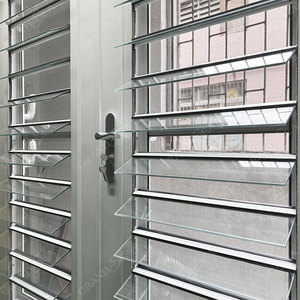 Hiện đại nhôm có thể tháo rời Rèm jalousie <span class=keywords><strong>louver</strong></span> cửa sổ với <span class=keywords><strong>Fly</strong></span> màn hình - Product Image 4