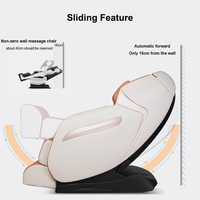 Fauteuil de massage ergonomique à gravité zéro, massage complet du corps, piste SL, pétrissage profond, thérapie thermique, idéal pour les personnes âgées
