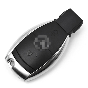 Carcasa de llave remota de coche para m-ercedes b-enz con soporte de batería reemplazar tarjeta inteligente MB carcasa de entrada sin llave - Product Image 4