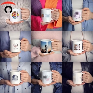 Tazas de Café de Cerámica con Recubrimiento que Cambia de Color por Sublimación, Aptas para Microondas, Ecológicas, de 11 oz, con Logotipo Personalizado Directo de Fábrica, al por Mayor - Product Image 2