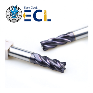Fraise carrée en carbure Easy Cool à 4 cannelures, revêtement AlTiN, OEM/ODM pour découpe CNC de précision - Product Image 2