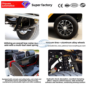 รถชมวิวไฟฟ้า 6 ที่นั่ง คุณภาพสูง ได้รับการรับรองมาตรฐาน CE รถบักกี้สี่ล้อ - Product Image 6