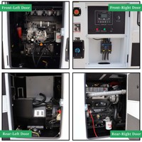 Weichai Yangdong Ricardo Générateur diesel super silencieux 20KVA-50KVA ATS 60Hz Fréquence 230V Tension nominale Usine Insonorisée