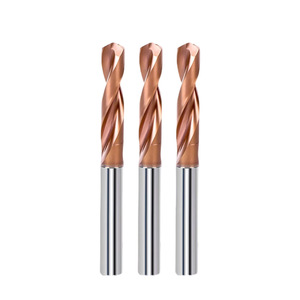 Inch Extended Length Carbide Drill Bits Metric Straight Shank Right Hand Multilayer TiCN TiN Coated For Stainless Steel - Product Image 2