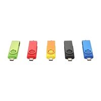 Unidad Flash Usb tipo C giratoria con logotipo personalizado, Pendrive 2,0 de Metal, 3,0