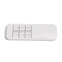 Télécommande infrarouge RF 433 MHz Doty DT006B à 6 touches, apprentissage, piles AAA fixes, portée 20 m, conception personnalisée, télécommande sans fil pour toilettes