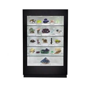 Vitrines d'exposition en verre de qualité supérieure <span class=keywords><strong>pour</strong></span> collections de pierres précieuses et minéraux, vitrines de musées scientifiques, présentoirs sur mesure - Product Image 2