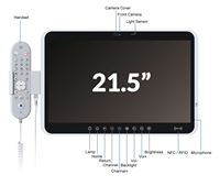 Tablet Android 13 Tahan Air 21,5 Inci dengan Layar Sentuh, Bersertifikasi IEC 60601-1 untuk Penggunaan di Samping Tempat Tidur Pasien di Rumah Sakit