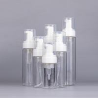 Bouteille mousseuse transparente de haute qualité de 100 ml, 150 ml, 180 ml, 200 ml, 250 ml pour savon liquide, fournie directement par l'usine