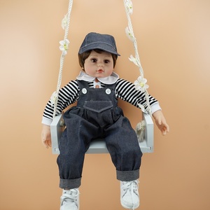 Poupée bébé unique sur mesure de 24 pouces, poupée reborn Boneca <span class=keywords><strong>Bebe</strong></span> de 60 cm, peut s'asseoir et s'allonger - Product Image 4