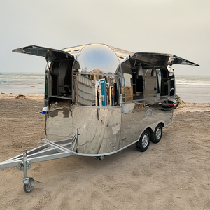 Camion de cuisine mobile professionnel pour snacks, bonbons et chips - Acier inoxydable - Product Image 4