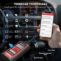 Herramienta de diagnóstico 2024 Thinkcar Thinkdiag 2 OBD2 con codificación ECU de servicio de reinicio para Protocolo CAN FD