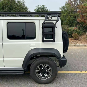 Porte-bagages de toit en alliage d'aluminium <span class=keywords><strong>pour</strong></span> Suzuki Jimny JB74 2019-2025 Porte-bagages 4 portes <span class=keywords><strong>pour</strong></span> vélo et <span class=keywords><strong>kayak</strong></span> - Product Image 6