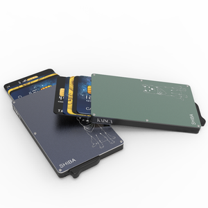 Custom Slim Aluminium Card Holder <b>Wallet</b> <b>RFID</b> <b>Blocking</b> Pop-Up Feature for Convenient Credit Card Use for Business Use - Product Image 6