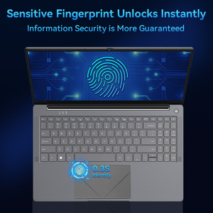 Ordinateur <span class=keywords><strong>Portable</strong></span> Professionnel Tactile Full HD 15,6 Pouces, RAM 16 Go, Processeur Intel N95 N100 N150 I3 I5 I7, SSD M.2 - Product Image 5