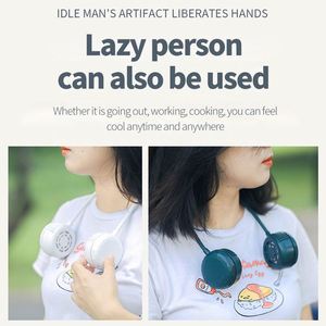 2026 New Arrival Best Selling Products Portable Wearable for Outdoor <b>Mini</b> <b>Usb</b> Cooling Neck <b>Fan</b> Rechargeable - Product Image 3