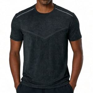 Camiseta Deportiva Personalizada para Hombre, 100% Poliéster, de Alta Calidad, Secado Rápido, Sublimada, Manga Corta, para Maratón - Product Image 1
