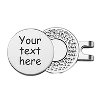 Clip magnétique durable pour chapeau de golf, ensemble de marqueurs de balle de golf personnalisés avec logo, accessoires de golf légers en acier inoxydable