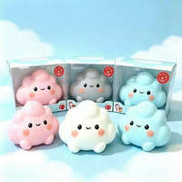 Jouet Squishy Nuage Mignon USA, Anti-stress à Remontée Lente, Jouet à Presser Kawaii Nuage pour Enfants et Adultes, Cadeau Promotionnel