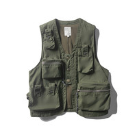 Gilet sans manches pour homme de haute qualité, multi-poches, pour journaliste, photographe, imperméable et respirant, uniforme de travail d'hiver