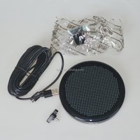 APP Contrôle Programmable 32*32 Points LED Cercle Écran Plat Publicité LED et Cercle LED Écran Publicitaire pour Voiture