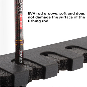 Support de canne à pêche Vertical, support de poteau, support mural modulaire pour Garage <span class=keywords><strong>carpe</strong></span>, accessoires de pêche - Product Image 2