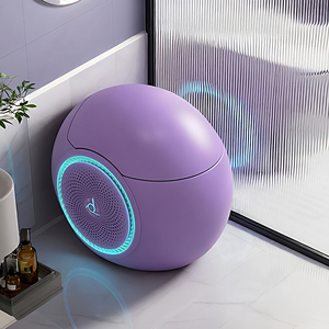 Inodoro Inteligente de Diseño Moderno para Hotel, Inodoro Eléctrico Negro con Sensor de Descarga Automática - Product Image 2