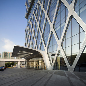 Système de façade en verre et aluminium unitaire sur mesure en Chine, façade de mur-rideau sur mesure, Australie, Émirats arabes unis, Dubaï, États-Unis, Nouvelle-Zéland, pierre moderne - Product Image 1