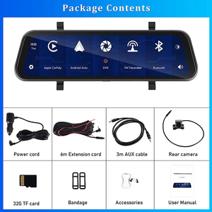 <span class=keywords><strong>2023</strong></span> más nuevo 9,66 pulgadas Dual Mirror Dash Cam Carplay DVR con lente WiFi GPS - Product Image 2