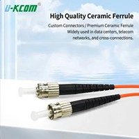 Cordon de brassage fibre optique 5G SM duplex multimode ST PC vers ST PC, OM2 LSZH 50/125, personnalisable, prix usine