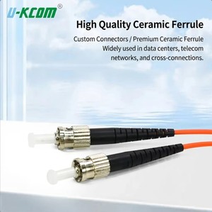 Cable de Fibra Óptica Dúplex Multimodo 5G SM ST-<span class=keywords><strong>PC</strong></span> a ST-<span class=keywords><strong>PC</strong></span>, Precio de Fábrica, OM2 LSZH 50/125, Personalizable - Product Image 2