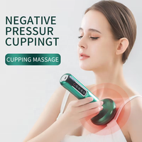 Masseur à ventouses électrique 6/12 niveaux, ventouse à aspiration sous vide, Gua Sha, anti-cellulite, grattage chauffant, thérapie de massage amincissante pour le corps