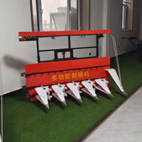 Haute Performance Mini Agricole Reaper Roue Tracteur Maïs Riz Blé Luzerne Herbe Feuille De Thé Machine De Récolte Moteur Boîte De Vitesses