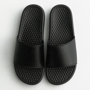 <strong>Black</strong> <strong>Sliders</strong> Soft Massage Sole Big Sizes Men Female Plain <strong>Sliders</strong> <strong>Women</strong> Blank Sublimation Screen Printing Logos Sandals - Product Image 2