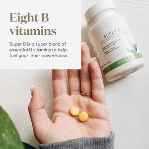 Suplemento complejo B de alta calidad con vitamina C y ácido fólico para hombres y mujeres, mejora la energía, las mejores tabletas de vitamina B - Product Image 3