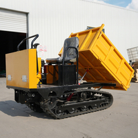 Multifunktionaler 1,5-Tonnen-Raupendumper, Baumaschine, Mini-Raupendumper mit Hydraulischer Hebefunktion, Diesel-Raupendumper
