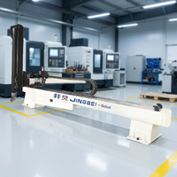 Bras robotisé Jingbei à grande portée, modèle Bullhead, 2200x3390mm de déplacement, manipulateur IML 3 axes servo, bras robotisé de préhension, OEM/ODM, le plus vendu