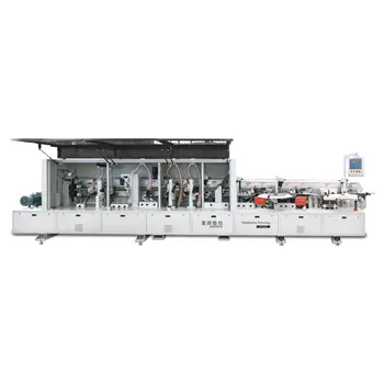 Edge Banding Machine for Wooden Furniture Processing wood board cabinet making factory