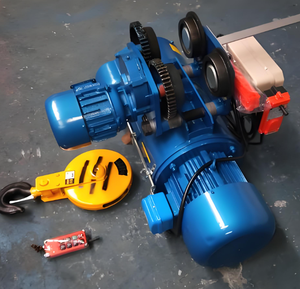 Katrol listrik portabel, dengan tali kawat baja 220V/380V pengangkat standar fase tunggal elektrik - Product Image 5