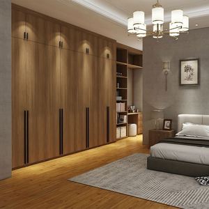 Armadio Moderno Angolare per Camera da Letto con Design Modulare e Tavolo da Toeletta Estensibile - Product Image 3