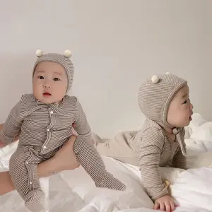 Vêtements pour bébé Printemps et automne Combinaison à manches longues pour bébé avec vêtements pour enfants