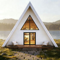 Chambre Modulaire Mobile Commerciale en Conteneur, Chambre Capsule Préfabriquée Triangulaire à Deux Étages, Petite Maison Préfabriquée