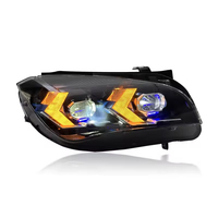 Feux de jour à double couleur SJC pour BMW X1 E84 2010-2015, mise à niveau des feux de jour, projecteur modifié, phare avant jaune/blanc