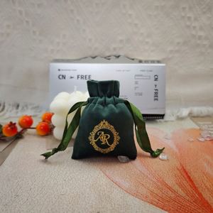 Personalized <b>Mini</b> Velvet Jewelry Brooch Storage <b>Bag</b> Luxury Dust <b>Bag</b> for Jewelry Logo for Brand Merchandise & Gift Packaging - Product Image 2