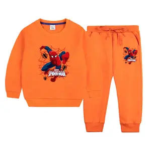 Halloween Cosplay Kostüm Spider Man Baby Jungen Outfits Kinder Sweatshirt Hosen 2pcs Kinder Superhelden Kostüm Outfits