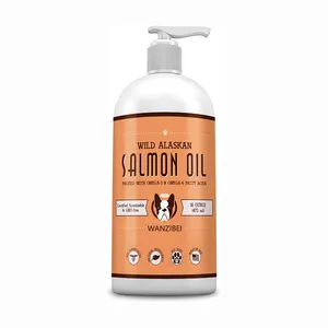 Private Label Wild Alaskan Salmon Oil For Dogs Our Omega 3 For Dogs Liquid Supplement Helps Keep Skin Soft And Coats Shiny.